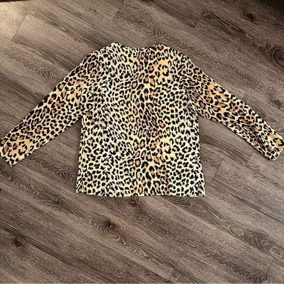 Ancora by Mary Ann Restivo Silk Leopard Blouse - Picture 6 of 6